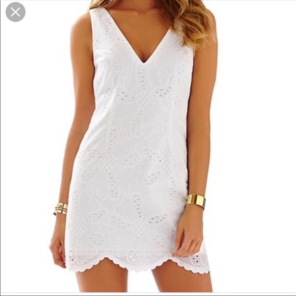 Lilly Pulitzer Dresses & Skirts - LILLY PULITZER Madden Petal Eyelet Dress 2/4